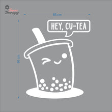 Load image into Gallery viewer, Hey! Cu-Tea Milktea Wall Decal Decotherapy