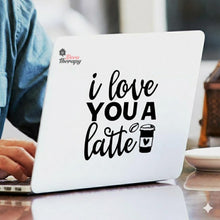 Load image into Gallery viewer, I Love You A Latte Wall Decal