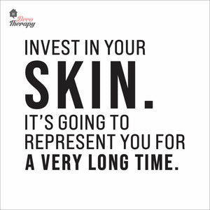 Invest In Your Skin It's Represent You Wall Decal Decotherapy