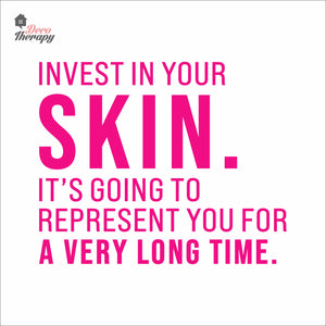 Invest In Your Skin It's Represent You Wall Decal Decotherapy