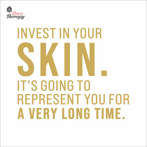 Invest In Your Skin It's Represent You Wall Decal Decotherapy