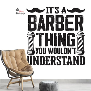 It's A Barber Thing You Wouldn't Understand Wall Decal Decotherapy