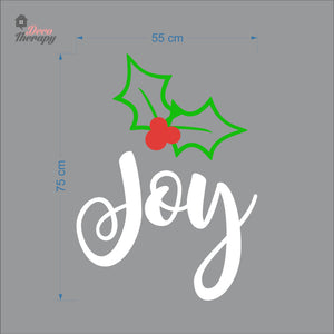 Joy Christmas Wall Decal Decotherapy