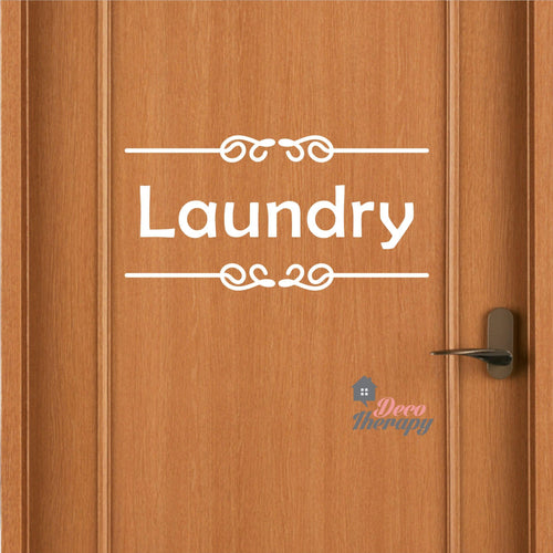 Laundry Sign V1 Wall Decal