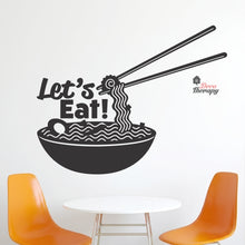 Load image into Gallery viewer, Let's Eat Ramen  Lomi Noodle Mami Wall Decal