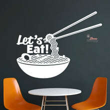 Load image into Gallery viewer, Let's Eat Ramen  Lomi Noodle Mami Wall Decal