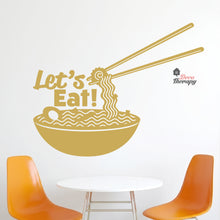 Load image into Gallery viewer, Let's Eat Ramen  Lomi Noodle Mami Wall Decal