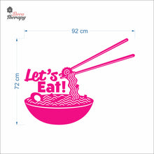 Load image into Gallery viewer, Let's Eat Ramen  Lomi Noodle Mami Wall Decal