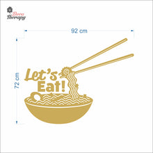 Load image into Gallery viewer, Let's Eat Ramen  Lomi Noodle Mami Wall Decal
