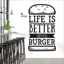 Load image into Gallery viewer, Life Is Better With Burger Wall Decal
