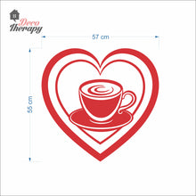 Load image into Gallery viewer, Love Coffee Cup Wall Decal
