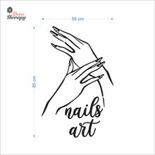 Load image into Gallery viewer, Nails Art Wall Decal Decotherapy