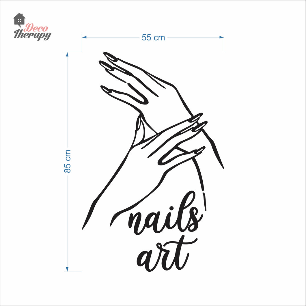 Nails Art Wall Decal Decotherapy