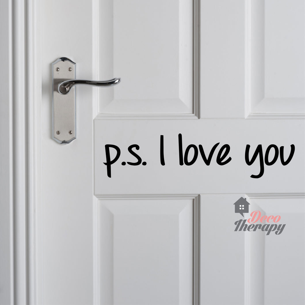 PS I Love You V1 Wall Sticker