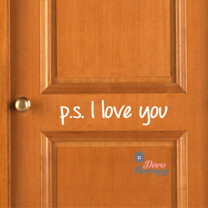 PS I Love You V1 Wall Sticker