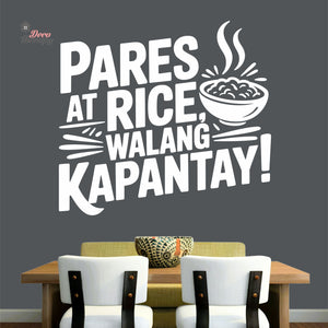 Pares At Rice Walang Kapantay Wall Decal Decotherapy