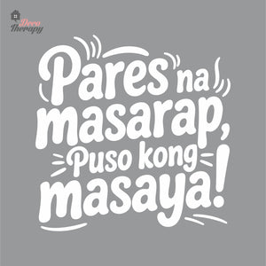 Pares Na Masarap Puso Kong Masaya Wall Decal Decotherapy