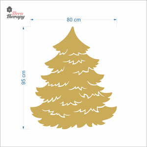 Pine Tree Christmas Wall Decal Decotherapy