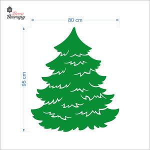Pine Tree Christmas Wall Decal Decotherapy