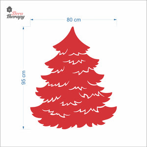 Pine Tree Christmas Wall Decal Decotherapy