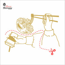 Load image into Gallery viewer, Ramen Drink Handrawn Noodle Lomi Mami Wall Decal