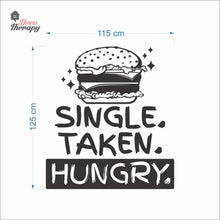 Load image into Gallery viewer, Single Taken Hungry Burger Wall Decal