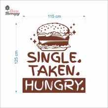 Load image into Gallery viewer, Single Taken Hungry Burger Wall Decal