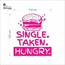 Load image into Gallery viewer, Single Taken Hungry Burger Wall Decal