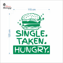 Load image into Gallery viewer, Single Taken Hungry Burger Wall Decal
