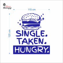 Load image into Gallery viewer, Single Taken Hungry Burger Wall Decal