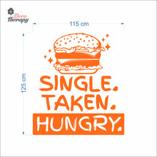 Load image into Gallery viewer, Single Taken Hungry Burger Wall Decal