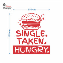 Load image into Gallery viewer, Single Taken Hungry Burger Wall Decal
