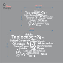 Load image into Gallery viewer, Tapioca Matcha Okinawa Cheesecake Taro Milktea Oreo Wall Decal