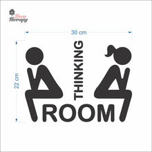 Load image into Gallery viewer, Thinking Room Sign Sticker Self-Adhesive Decotherapy