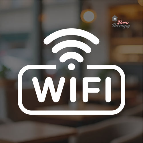 Wifi Signal Sign Sticker Self-Adhesive Decotherapy