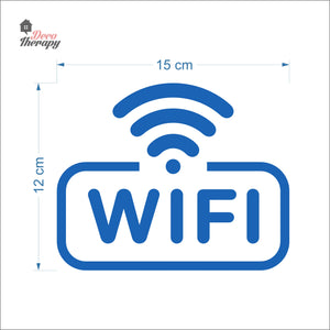 Wifi Signal Sign Sticker Self-Adhesive Decotherapy