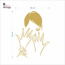 Load image into Gallery viewer, Woman Beauty Nail Salon Wall Decal Decotherapy