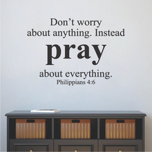 Load image into Gallery viewer, Don&#39;t Worry About Anything Pray Wall Sticker