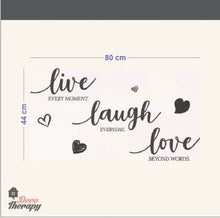 Load image into Gallery viewer, Live Laugh Love V3 Wall Sticker