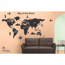 Load image into Gallery viewer, World Map Wall Sticker