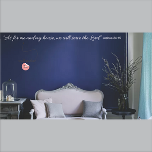 As For Me And My House V5 Wall Sticker