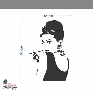 Audrey Hepburn Image Wall  Sticker