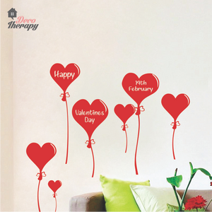 Hearts Balloon Wall Sticker