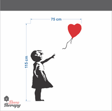 Load image into Gallery viewer, Banksy&#39;s Girl With Balloon Wall Sticker