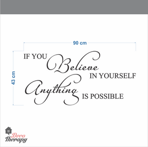 Believe In Yourself V3 Wall Sticker