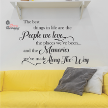 Load image into Gallery viewer, Best Things In Life Are Memories V1 Wall Sticker