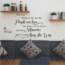 Load image into Gallery viewer, Best Things In Life Are Memories V1 Wall Sticker