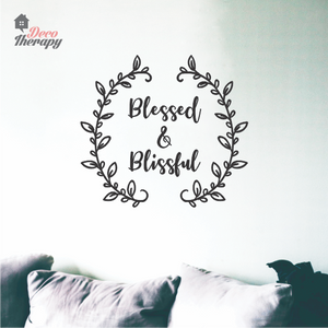 Bless And Blissful Wall Sticker