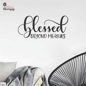 Blessed Beyond Measure Wall Sticker