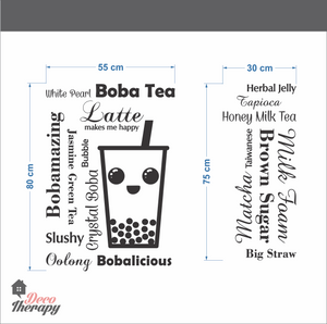 Boba Tea Wall Sticker